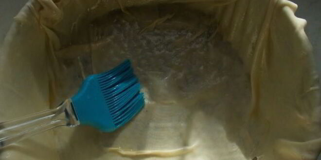 Рецепт пирога из теста фило и овощей