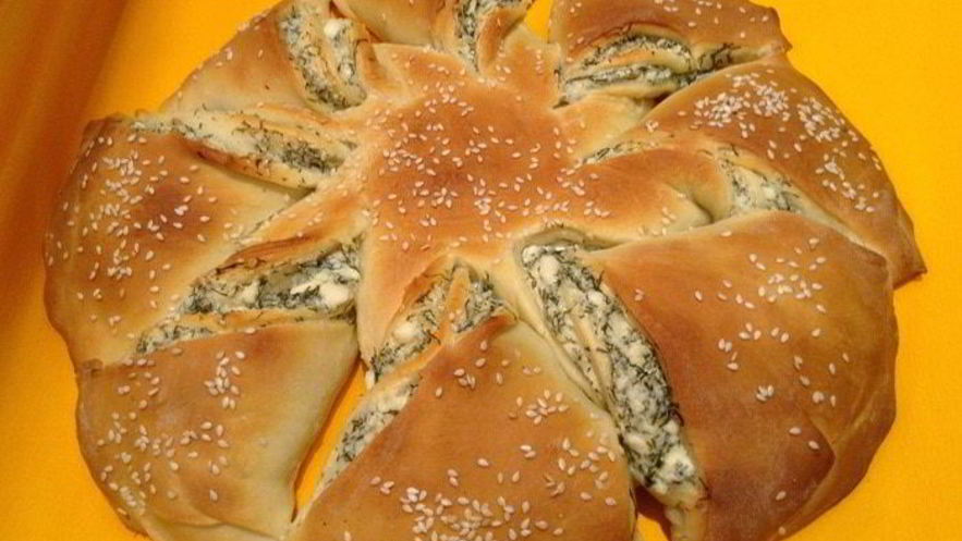 Рецепт пирога с брынзой