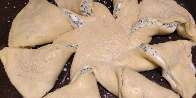 Рецепт пирога с брынзой