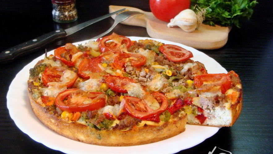 Рецепт пирога с индейкой и овощами