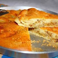 Пирог с капустой и картошкой в духовке заливной