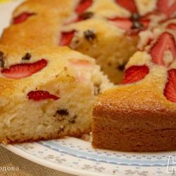 Рецепт Пирога с клубникой