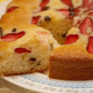 Рецепт Пирога с клубникой