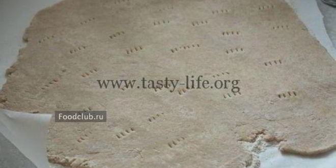 Рецепт пирога с овощными лепестками