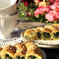 Рецепт Пирога Улитка со шпинатом