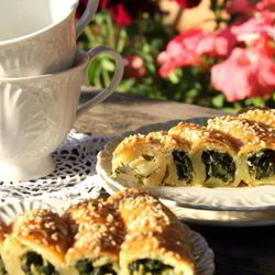 Рецепт Пирога Улитка со шпинатом