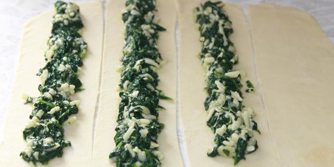 Рецепт пирога улитка со шпинатом