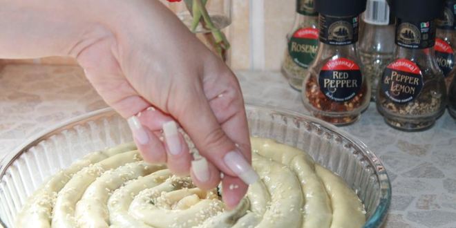 Рецепт пирога улитка со шпинатом