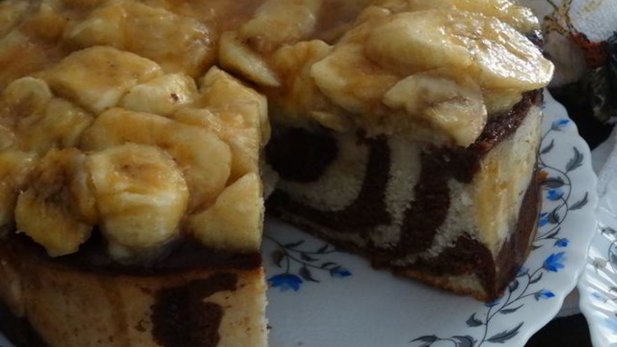 Рецепт пирога зебра на новый лад