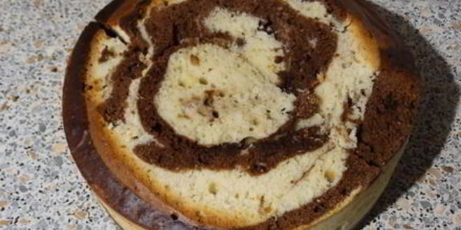 Рецепт пирога зебра на новый лад