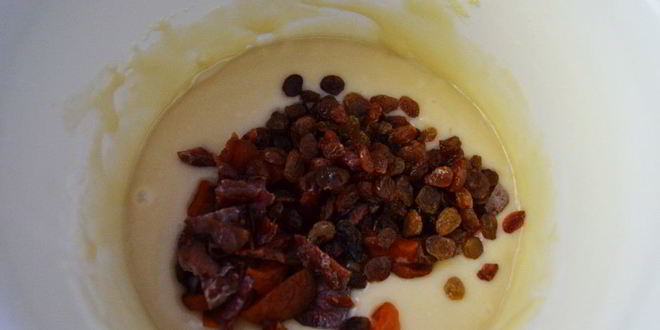 Рецепт постного пирога с сухфруктами