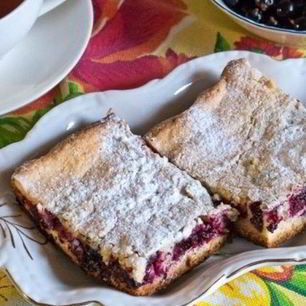 Рецепт Постного пирога со смородиной