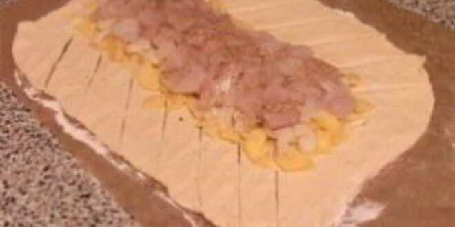 Рецепт рыбного пирога из слоеного теста