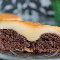 Рецепт Сладкого пирога с карамелью и молочным суфле