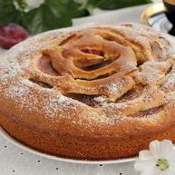 Рецепт Сливового пирога с коньяком