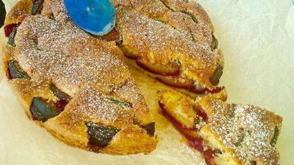 Рецепт Сливового пирога