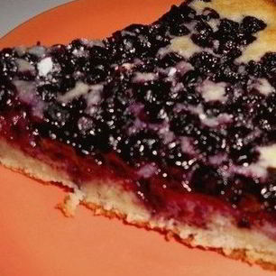 Рецепт Сметанного пирога с черникой