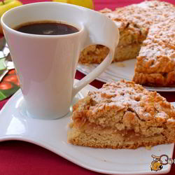 Рецепт Тертого яблочного пирога