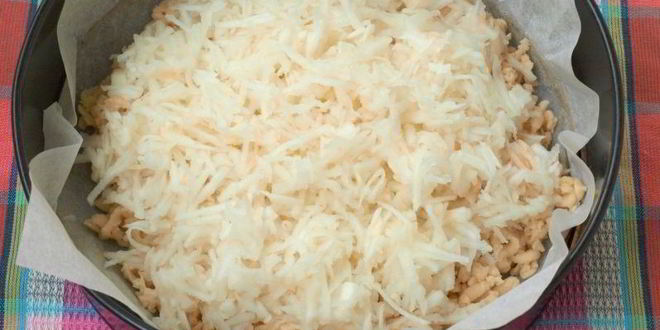 Рецепт тертого яблочного пирога