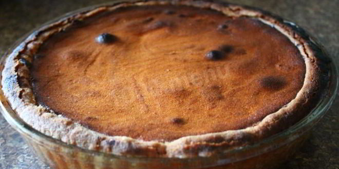 Рецепт яблочного пирога со сгущенкой