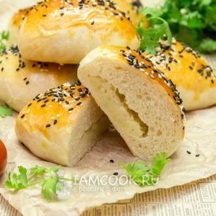 Рецепт Духовых пирожков с картофелем и луком