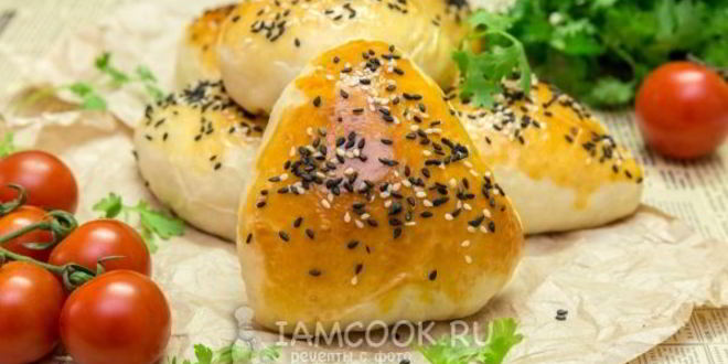 Рецепт духовых пирожков с картофелем и луком