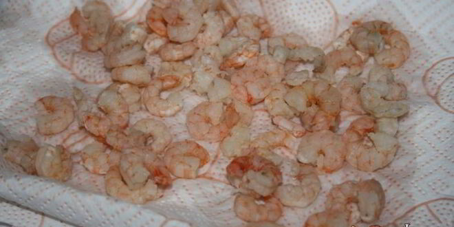 Рецепт кутабов с креветками, сыром и зеленью