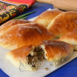 Рецепт Печеных пирожков с мясом