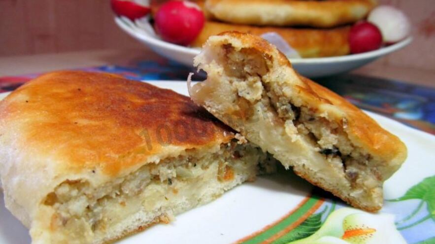 Рецепт пирожков на кефире и дрожжах