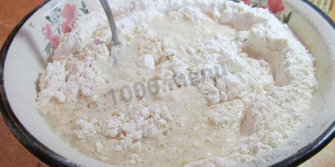 Рецепт пирожков на кефире и дрожжах