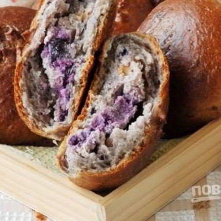 Рецепт Пирожков с черникой на кефире