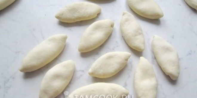 Рецепт пирожков с горохом, жареные на сковороде