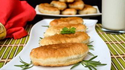 Рецепт Пирожков с печенью и яйцом