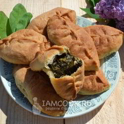 Рецепт Пирожков с щавелем в духовке