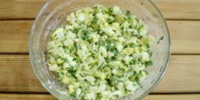 Рецепт пирожков с яйцом и зеленью