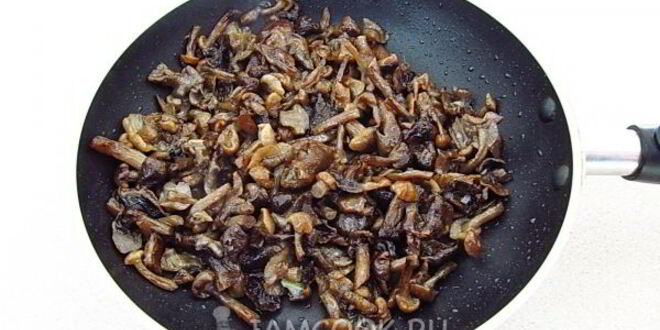 Рецепт пирожков жареных с опятами