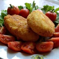 Рецепт Рисовых пирожков с рагу из кабачка