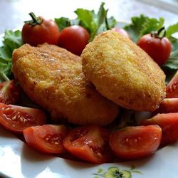 Рецепт Рисовых пирожков с рагу из кабачка