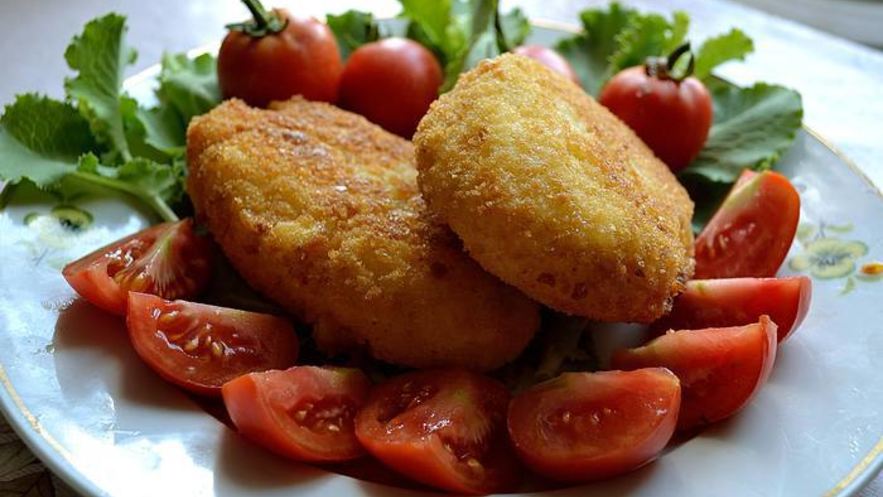 Рецепт рисовых пирожков с рагу из кабачка