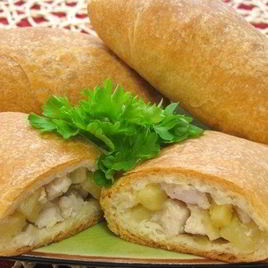 Рецепт Слоеных пирожков с курицей