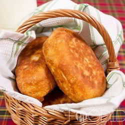 Рецепт Жареных пирожков с малиной