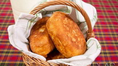 Рецепт Жареных пирожков с малиной