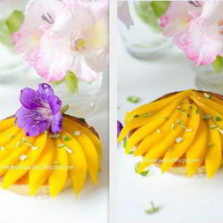 Рецепт Карибских пирожных с кокосовым кремом