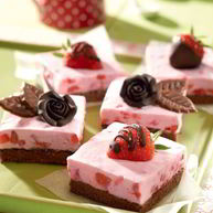 Рецепт Клубнично-шоколадных пирожные