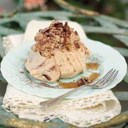 Рецепт Кофейного пирожного pavlova с кремом капучино