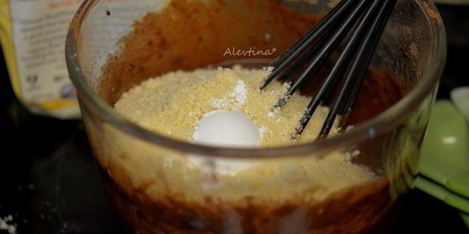 Рецепт миндального брауни праздничного