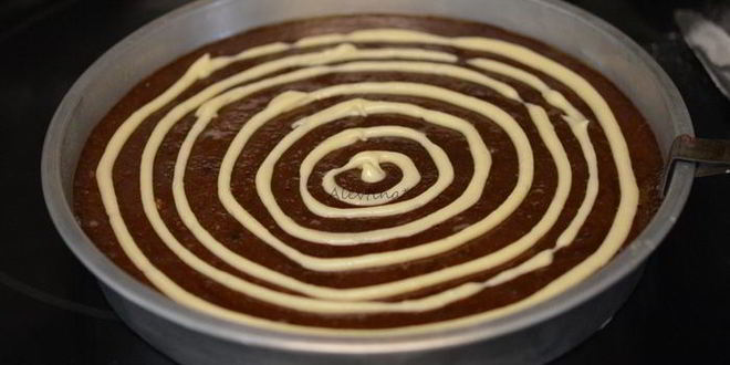 Рецепт миндального брауни праздничного