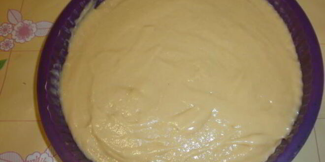 Рецепт пирожного бисквитного на сметане