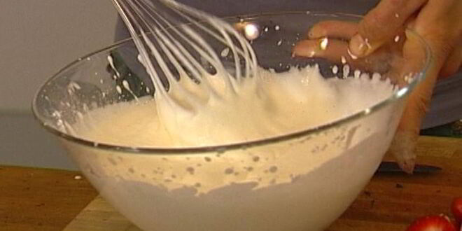 Рецепт пирожного клубничный наполеон