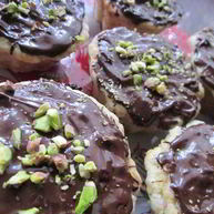 Рецепт Пирожного с банановой начинкой и горьким шоколадом